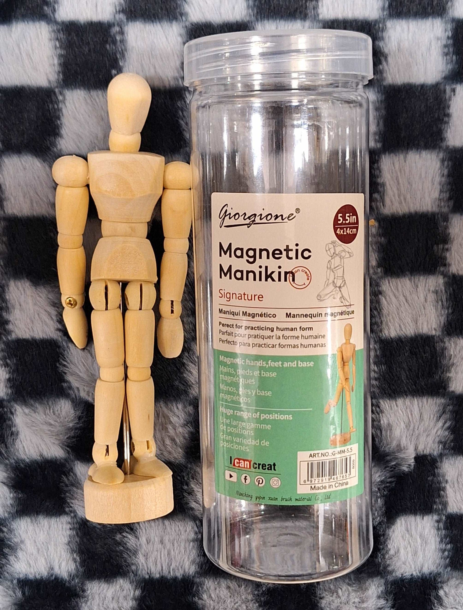 5.5inch (4x14cm) Adjustable Magnetic Mannequin