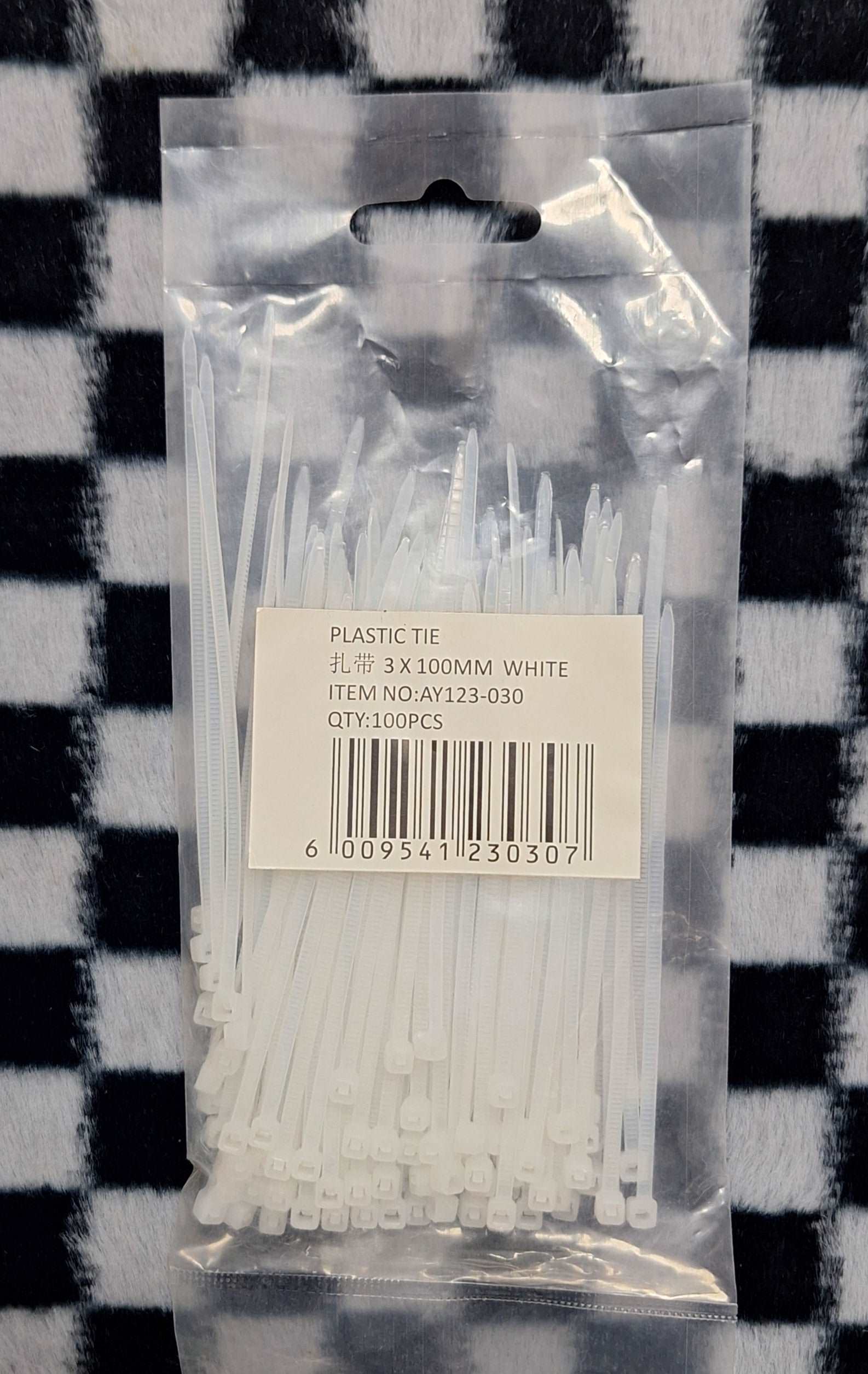 3x100mm Cable Ties - 100pcs