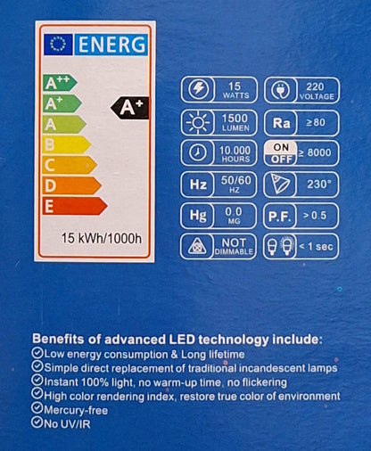 Glaxysa Smart LED Bulb 15w B22