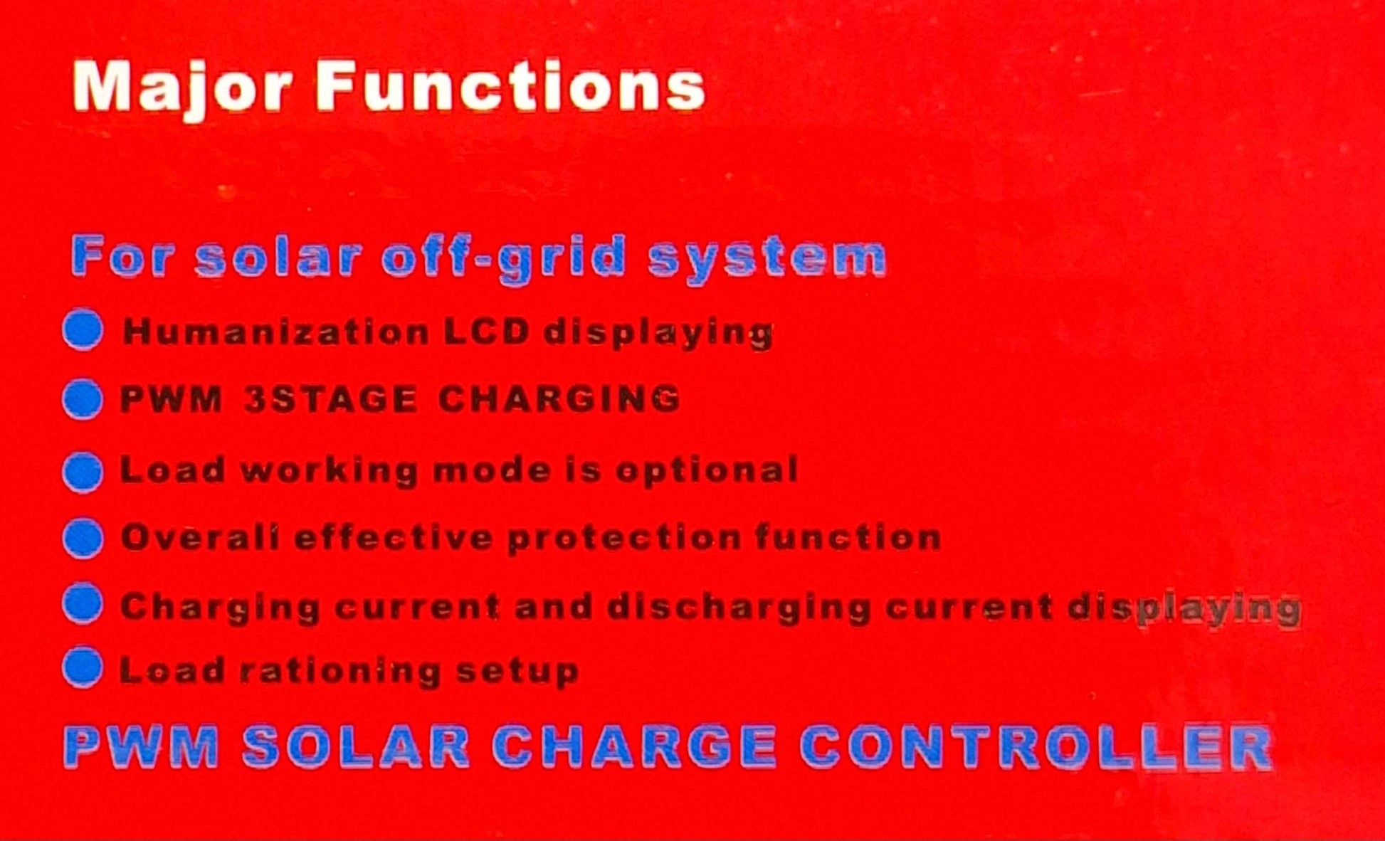 20A 12V/24V Solar Charge Controller - PWM