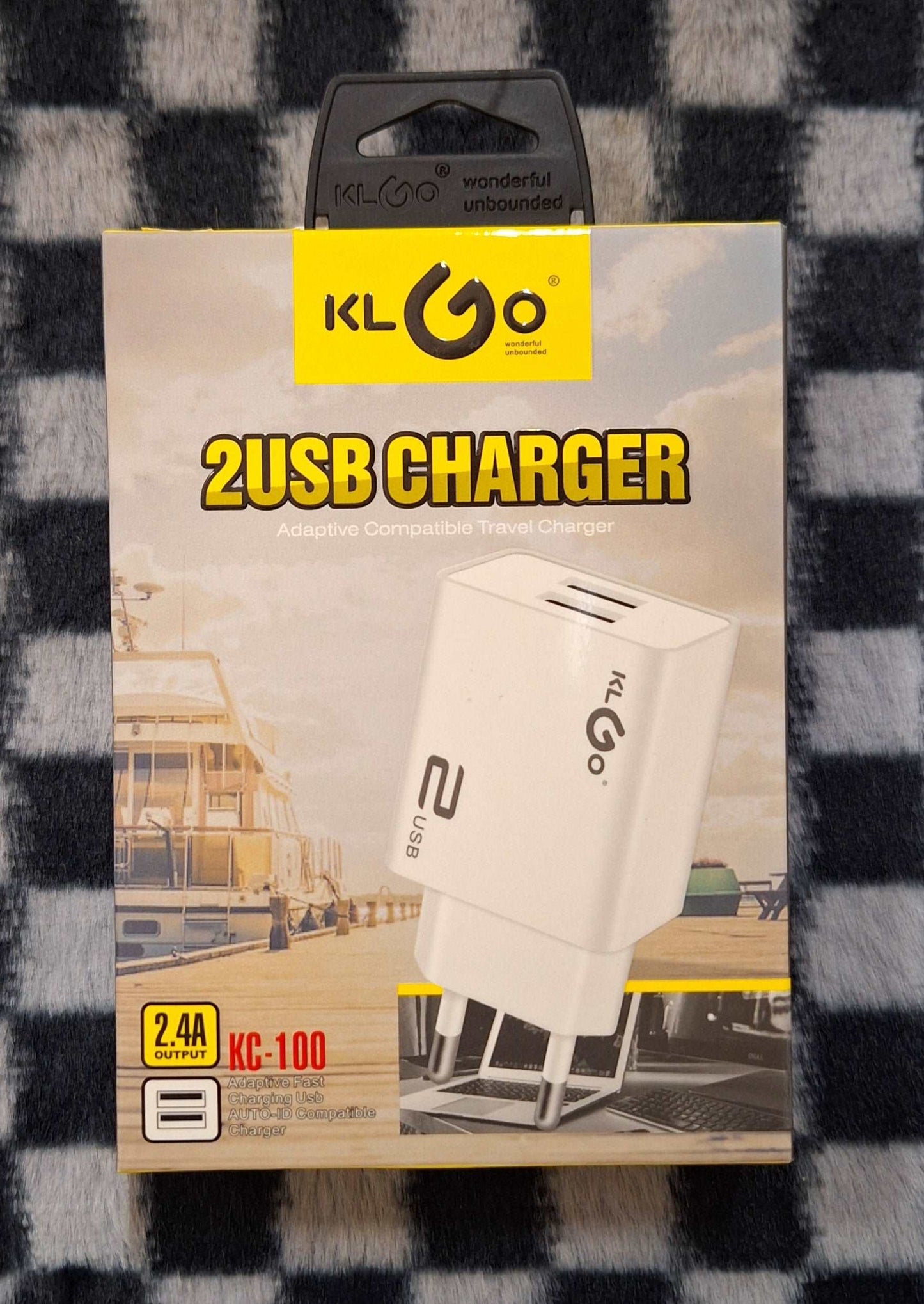 2 USB Port Mobile Phone Wall Charger 2.4A Output