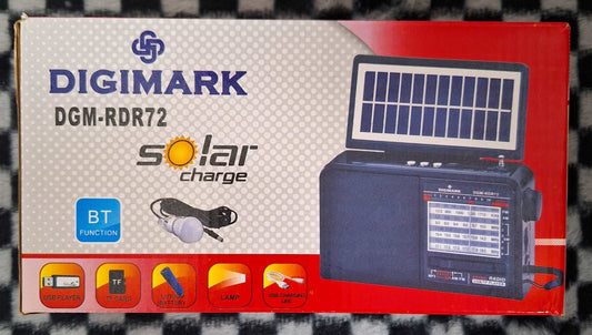 Digimark Solar Charge Radio With Bluetooth