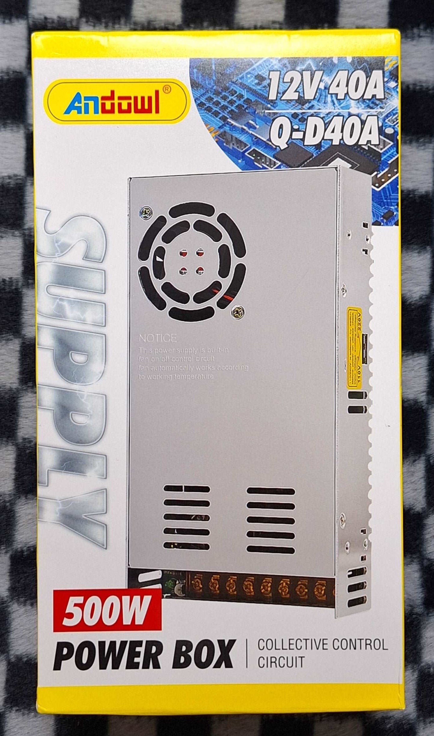 12V 40A 500w Power Box