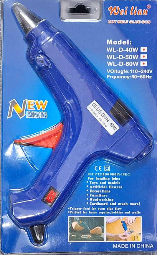 Hot Melt Glue Gun 60w - Blue