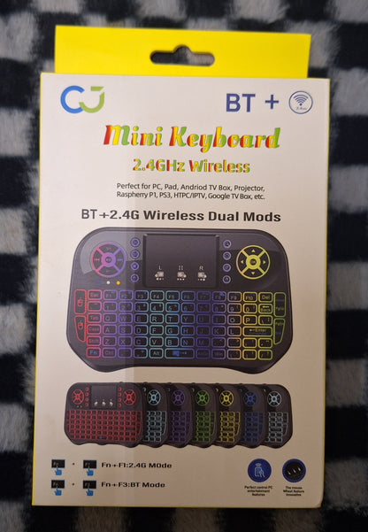 Mini Keyboard - BT+2.4G Wireless Dual Mods