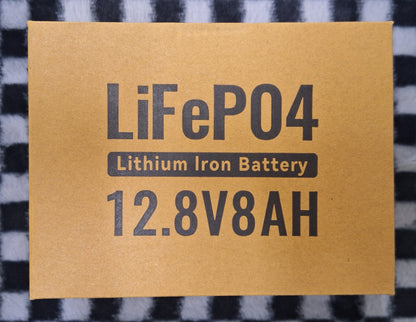 LifeP04 12.8V 8Ah Lithium Iron Battery