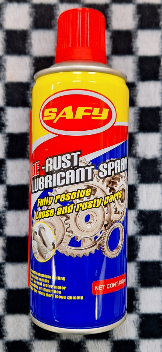 Safy De-Rust Lubricant Spray - 450ml
