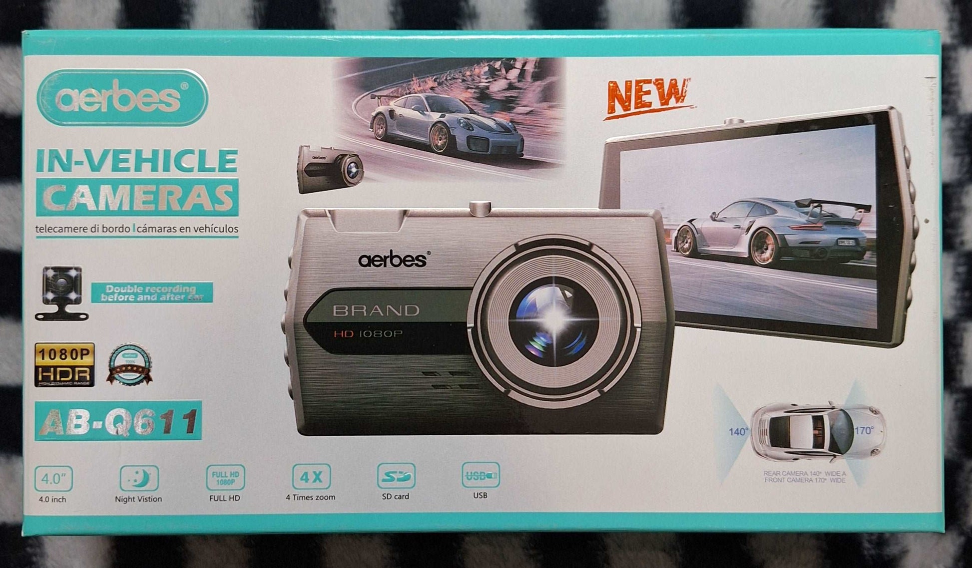 Aerbes Full 1080p HDR Dash Camera