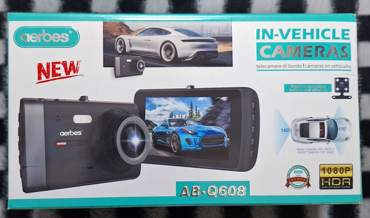 Aerbes 1080p HRD High Quality Wide Angle Dash Camera