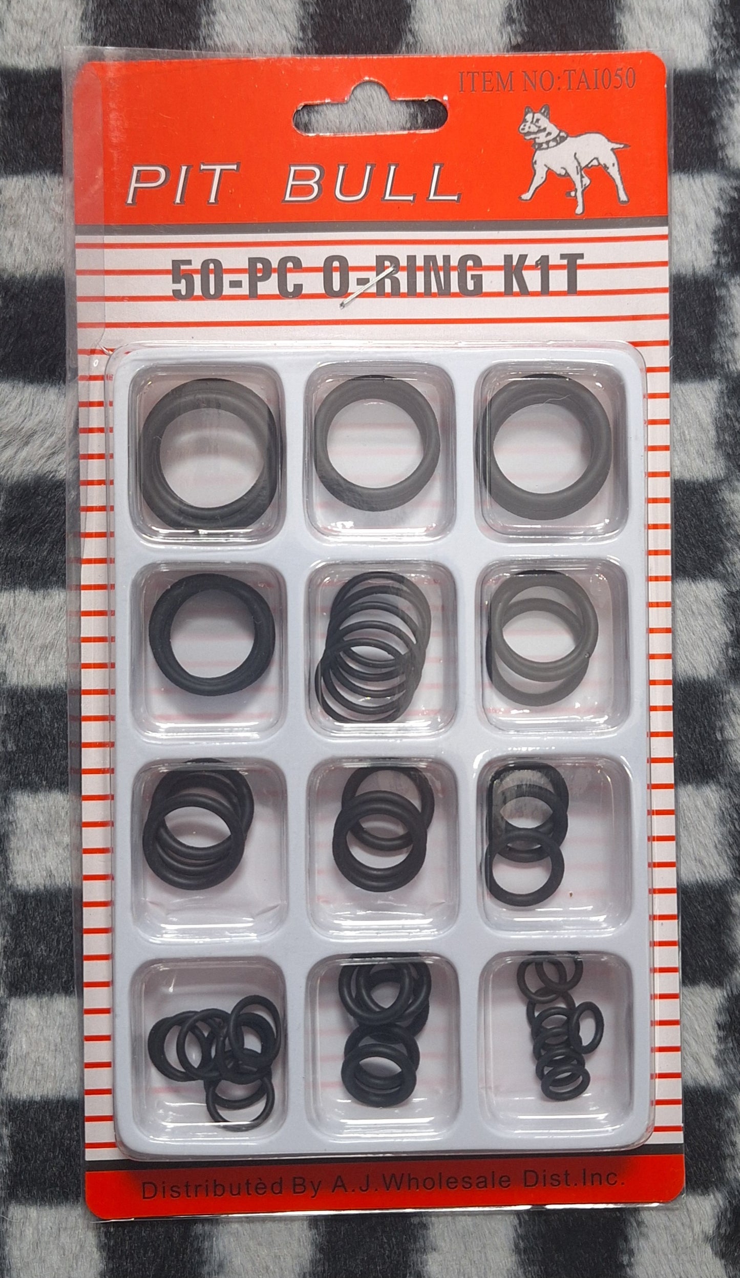 50pc Rubber O Ring Kit