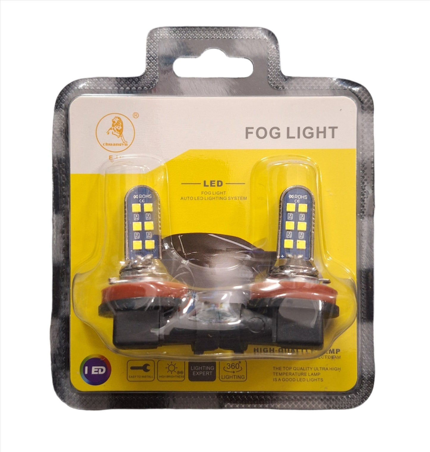 H11 High Quality LED Fog Light Set 12V/24V