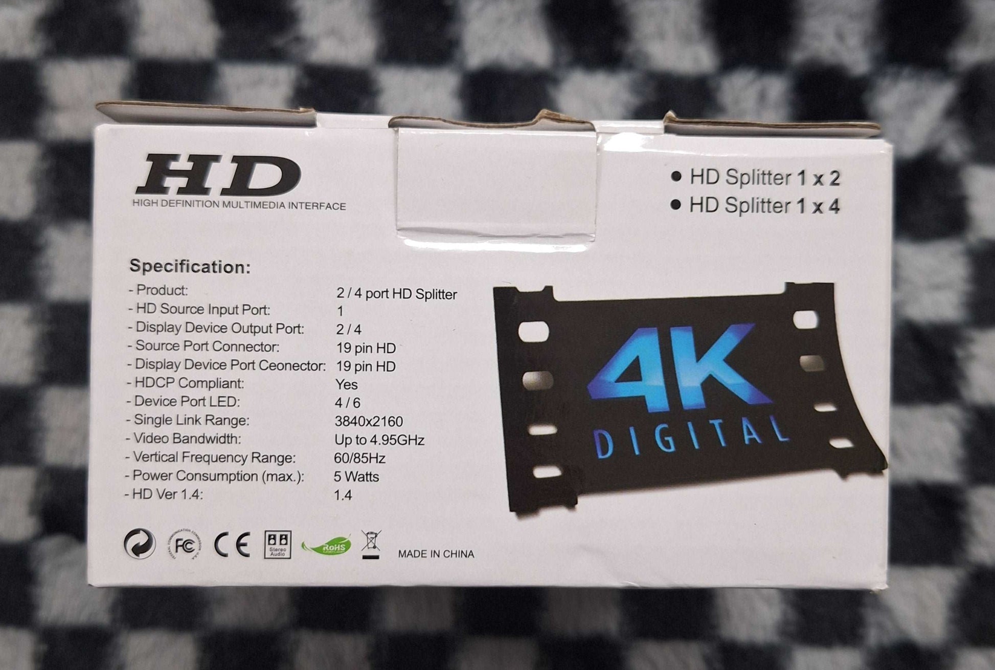 1x2 HDMI Splitter