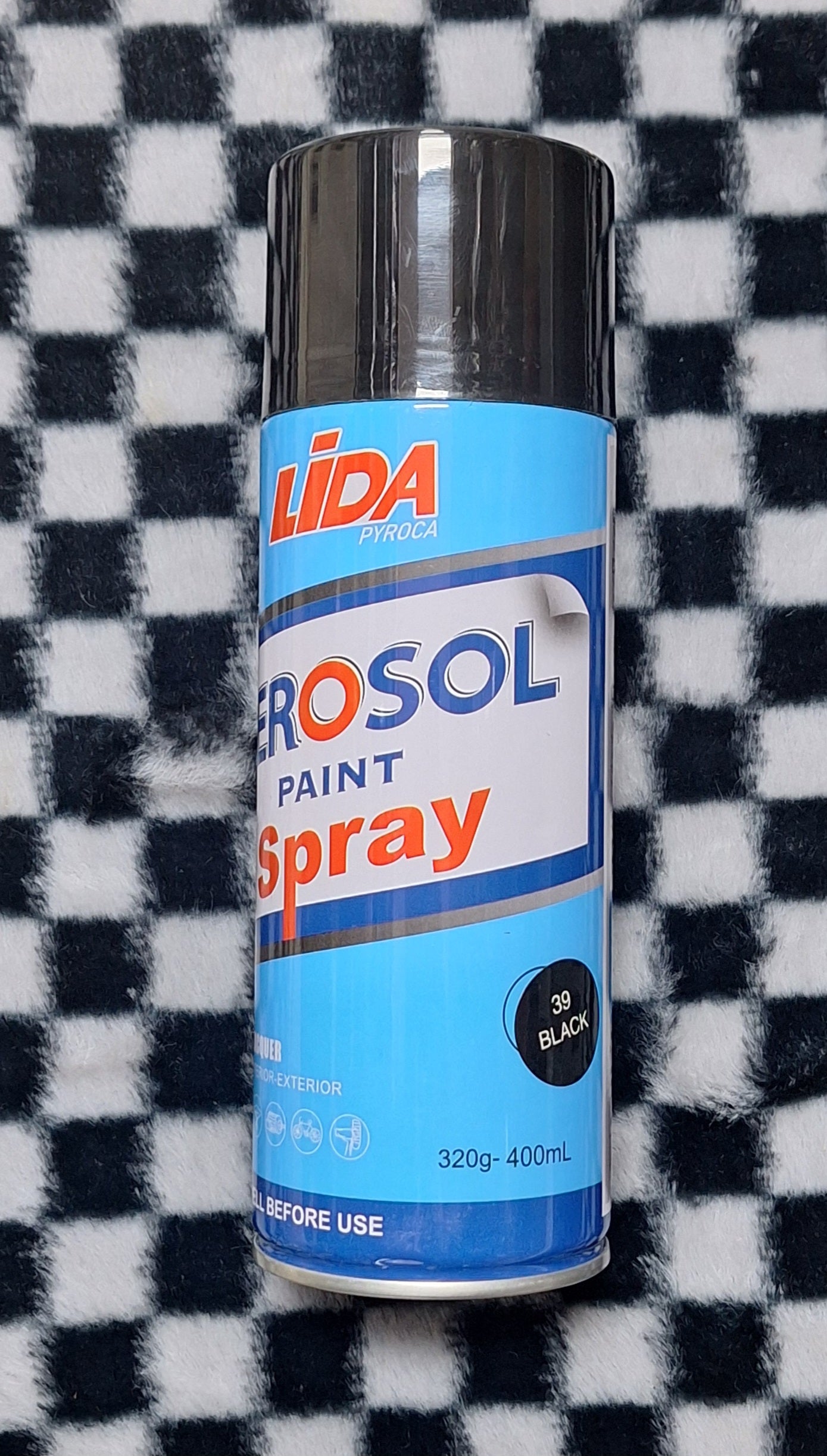 39 Black Spray Paint - 400ml