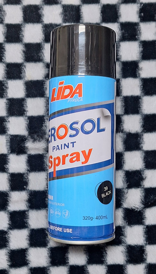 39 Black Spray Paint - 400ml