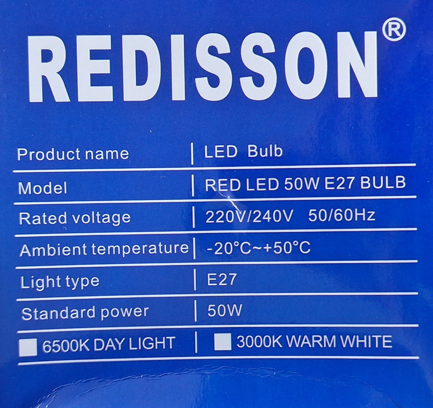 Redisson 50 Watt E27 LED Bulb