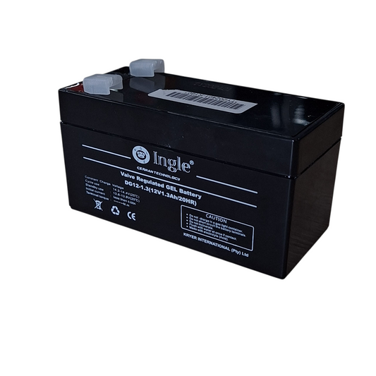 Ingle Valve Regulated Gel Battery (12v 1.3Ah)