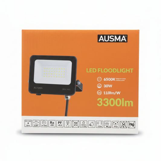 Ausma 30w LED Floodlight65 6500k IP