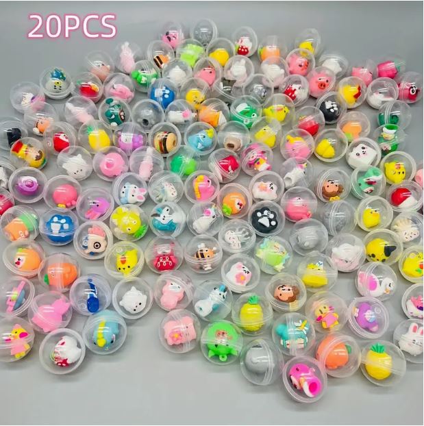 20pcs Mini Cute/Kawaii Capsule Toys