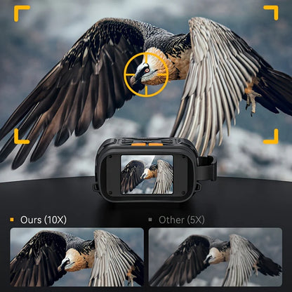 Night Vision Goggles with 10X Digital Zoom, Binoculars Telescope with Long Viewing Distance at night with Built-in Battery