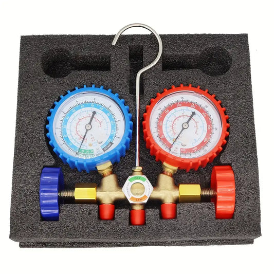 1 Set AC Refrigerant Gauge Set for R134a, R12, R22, R502