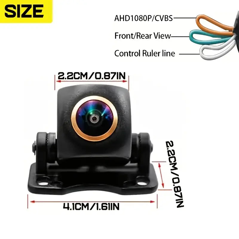 170° Fish-Eye Lens Universal AHD 1080P/CCD Car Camera