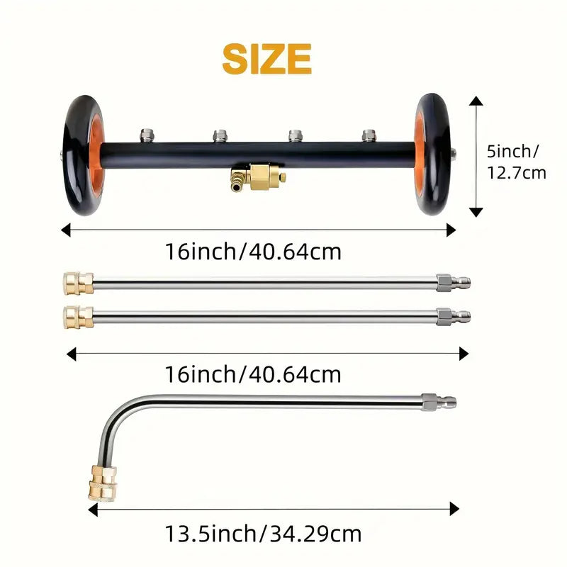 High-Pressure Washer Underbody Cleaning Kit