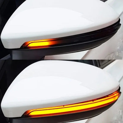 2pcs Dynamic Turn Signal Led Rearview Mirror Indicator Side Mirror Light For VW Golf 7/7.5