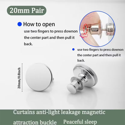 10 Pairs (20piees) Magnetic Curtain Clips