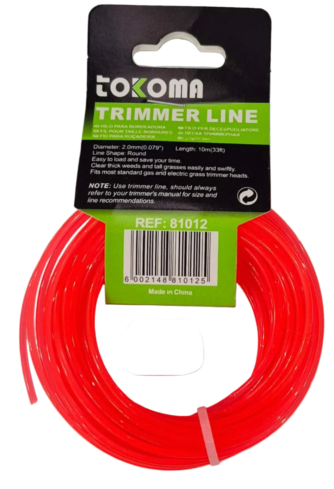 Tokoma High Quality 10M Trimmer Line - Little Tokyo SA