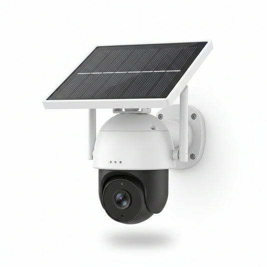 Aerbes AB-JK69-W WiFi 3MP Dual-Light Solar Camera, PIR, 2-Way Audio, 8000mAh Battery V380 Pro