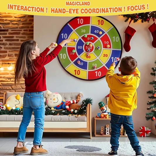 73.66cm Large Dartboard Set for Youngsters