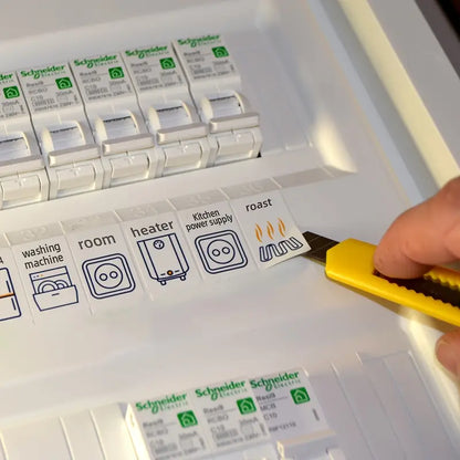 57pc Electrical Panel and DB Board Label Sticker Set