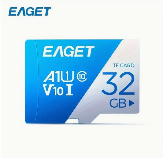 EAGET 32GB Memory Card, Blue & White Micro SDXC SD Card