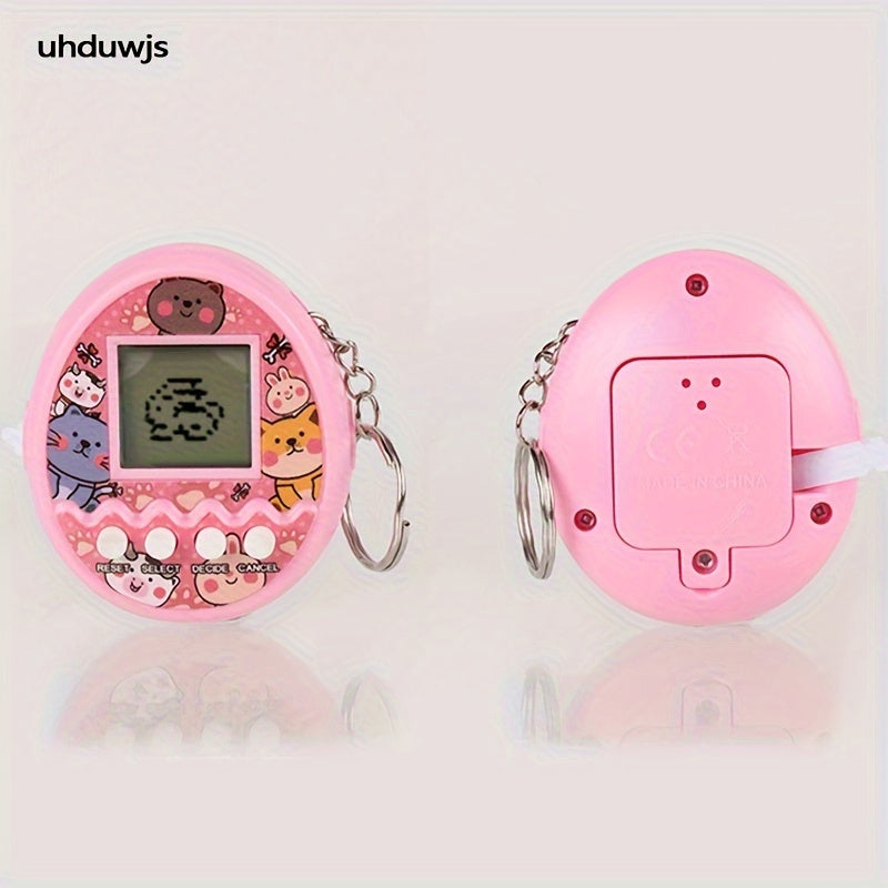 Pink Cat Machine Mini Handheld Virtual Pet Machine - PINK