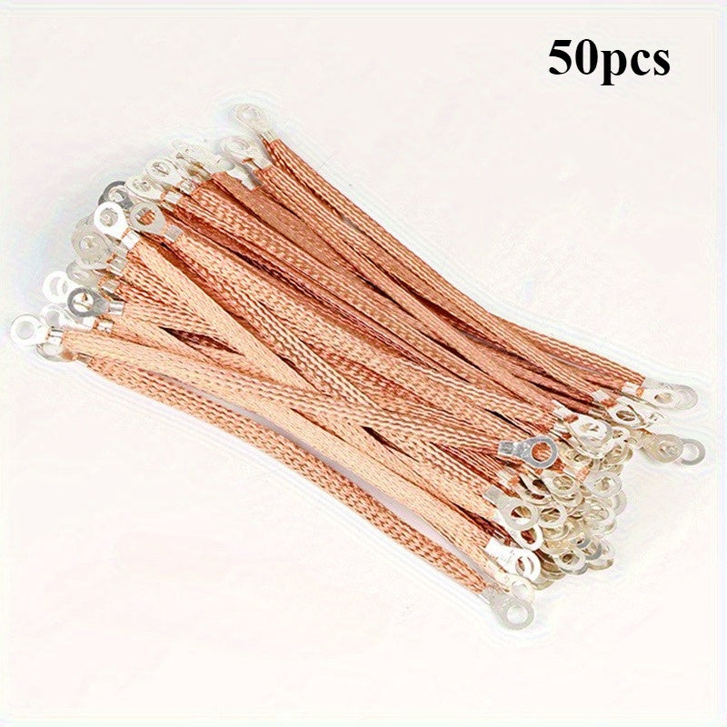 50pcs GM Grounding Wire, Engine Grounding Strap Kit with Braided ...