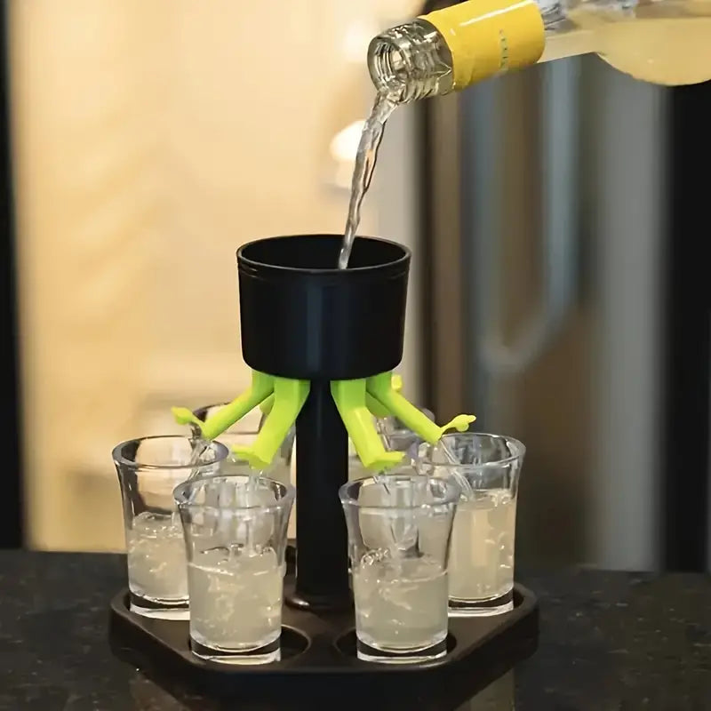 Shot Glass Dispenser And Holder