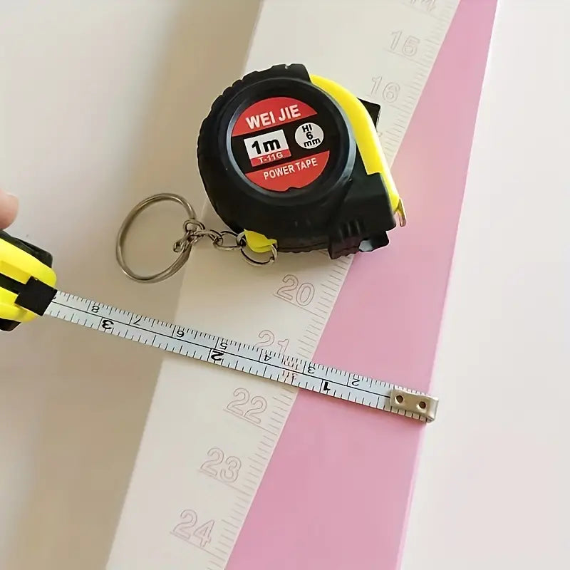 Precision Miniature Tape Measure Keychain