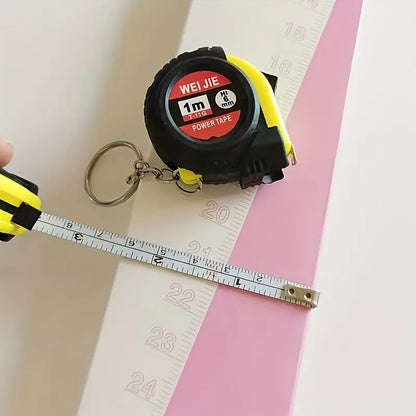 Precision Miniature Tape Measure Keychain