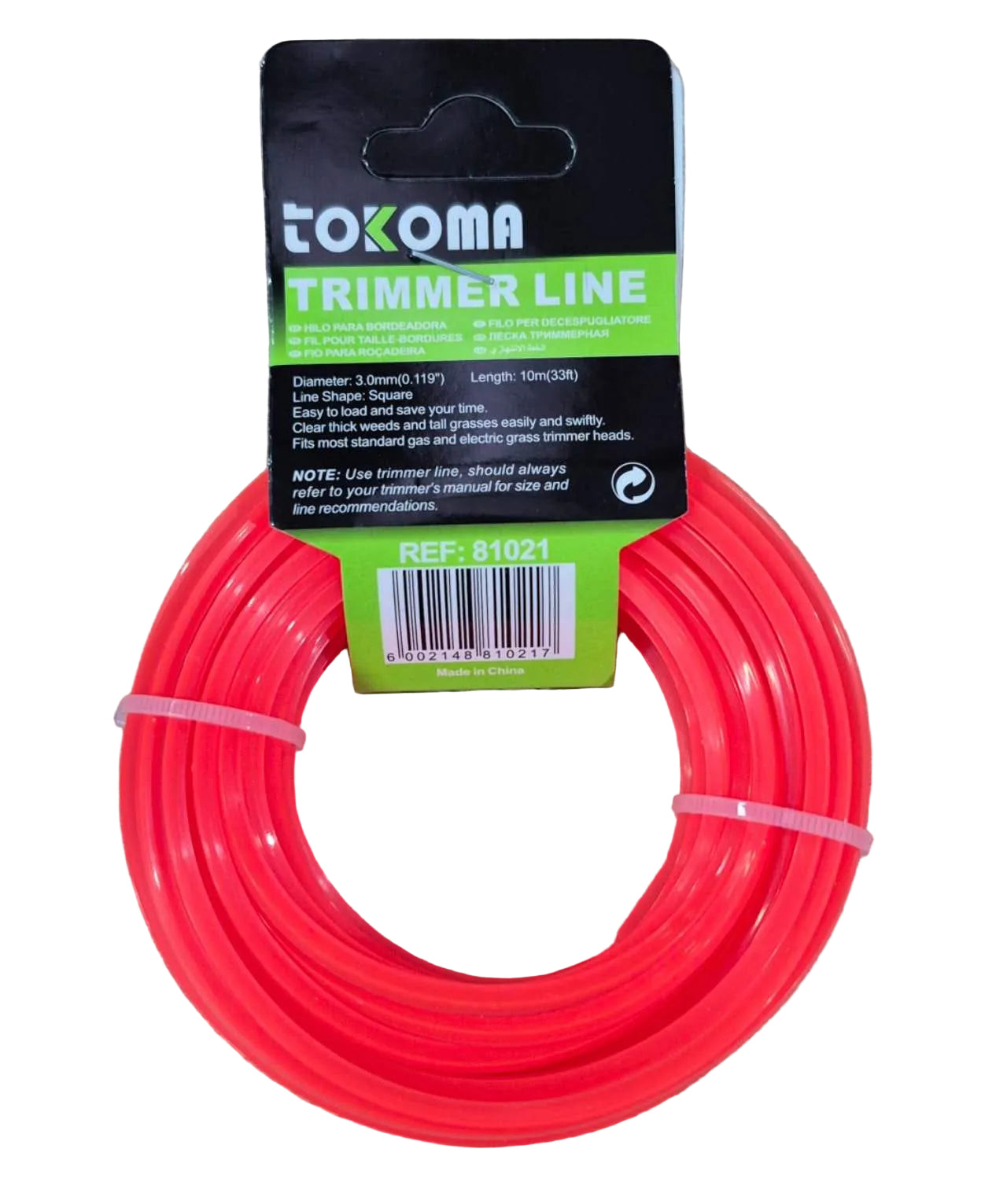 Tokoma High Quality 10M Trimmer Line - Little Tokyo SA