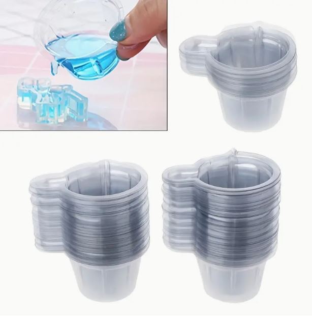 20pc 40ML Plastic Disposable Cups Dispenser