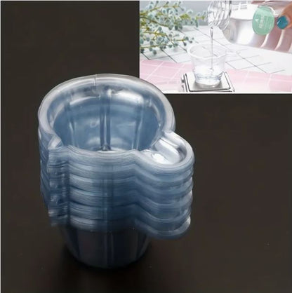 20pc 40ML Plastic Disposable Cups Dispenser