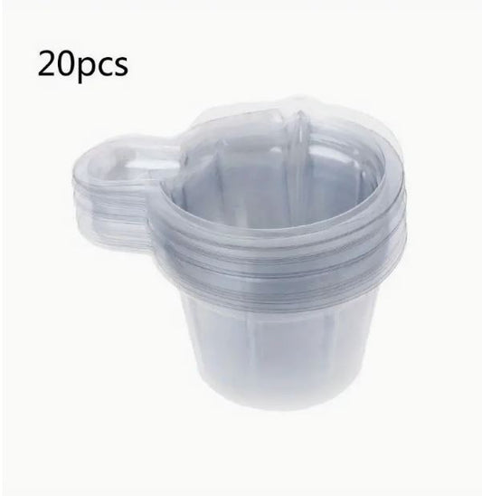 20pc 40ML Plastic Disposable Cups Dispenser