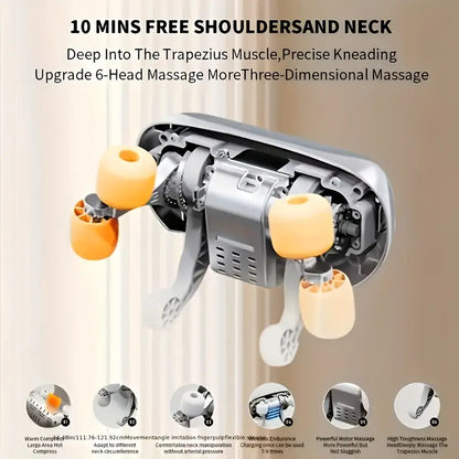 26W Multifunctional Heating Massage Shawl