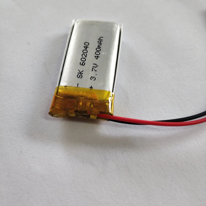 3.7V 400mAh Re-chargeable Li-ion Battery