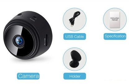A9 1080P HD Mini Wireless WIFI IP Camera DVR - Compact and Versatile Surveillance Device with Remote Access and Night Vision - Electromann SA