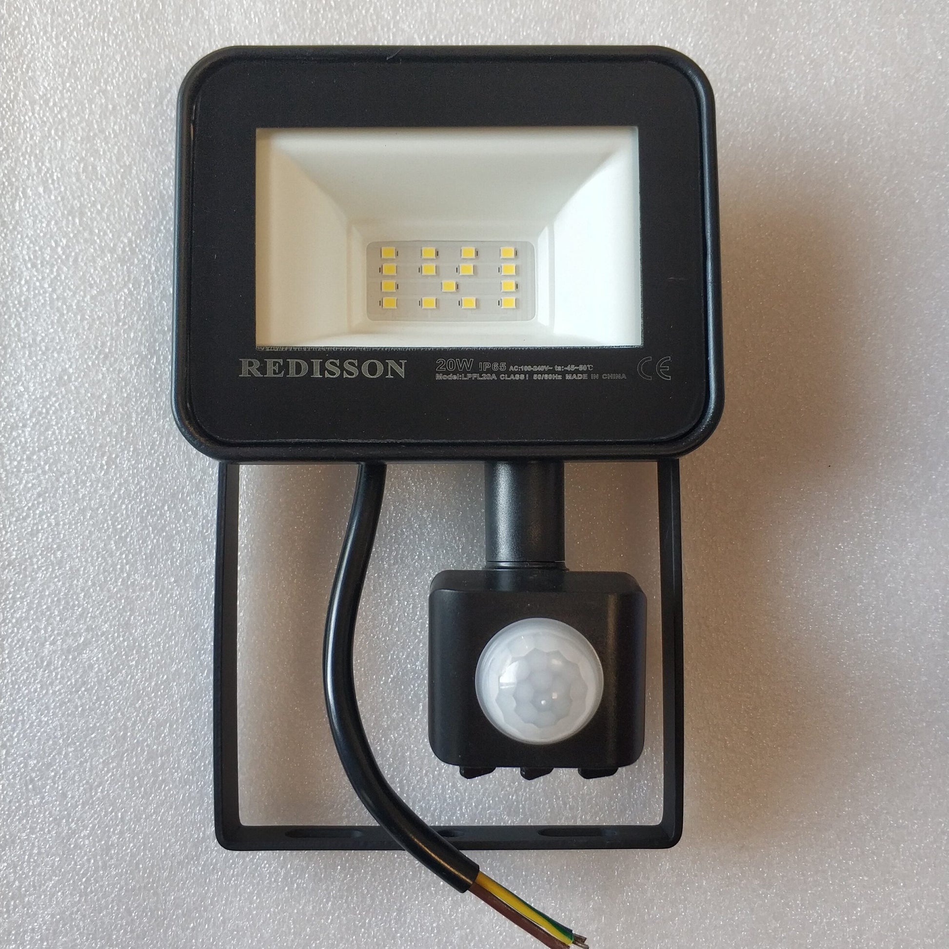 Redisson 20Watt Motion Sensing 220v AC Outdoor LED Flood Light - Electromann SA