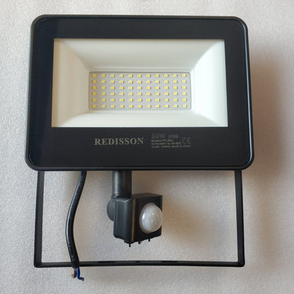 Redisson 50Watt Motion Sensing 220v AC Outdoor LED Flood Light - Electromann SA