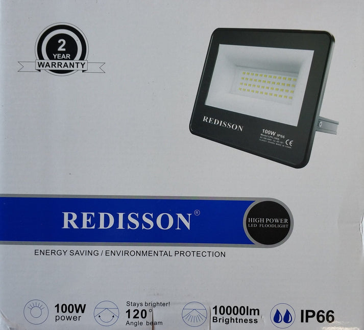Redisson 100Watt 220v AC Outdoor LED Flood Light - Bright and Energy-E