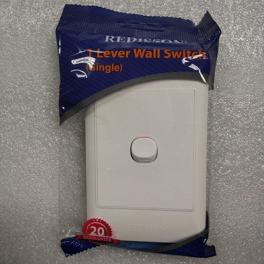 REDISSON 1 Lever 1 way Wall Switch - A101 - Electromann SA