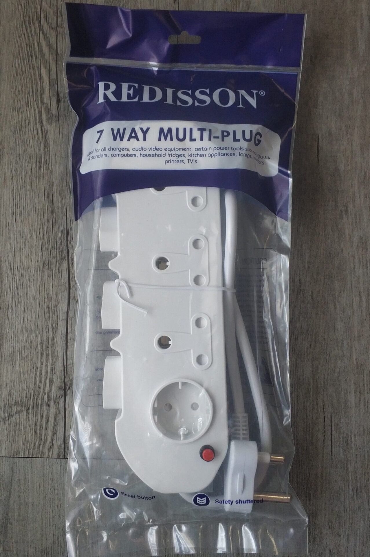 REDISSON 7 Way 3x16Amp 4x5Amp 220v Multi-Plug - Electromann SA